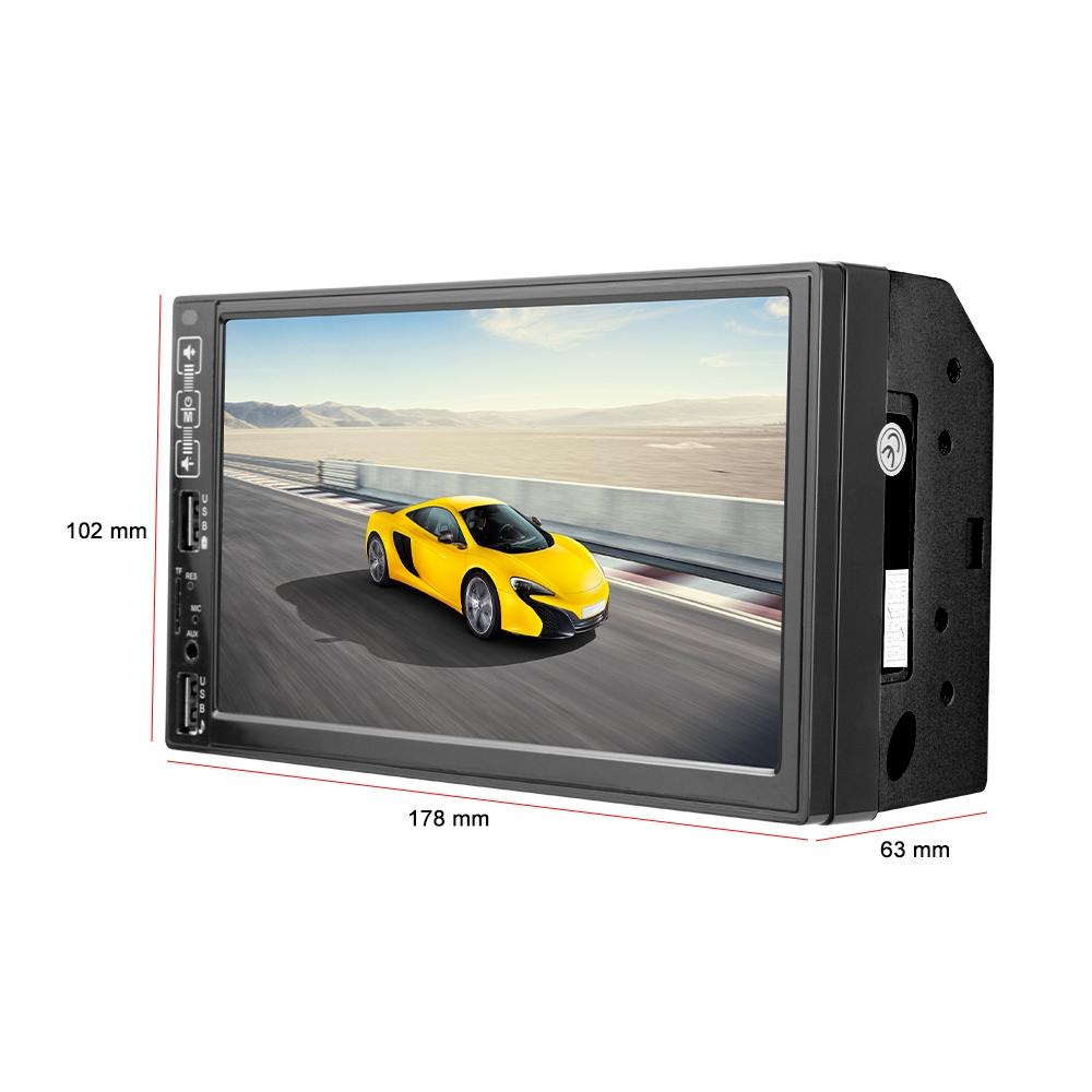7 Inch Car Mp5 Player With Bluetooth / Fm Remote 4 Led Camera