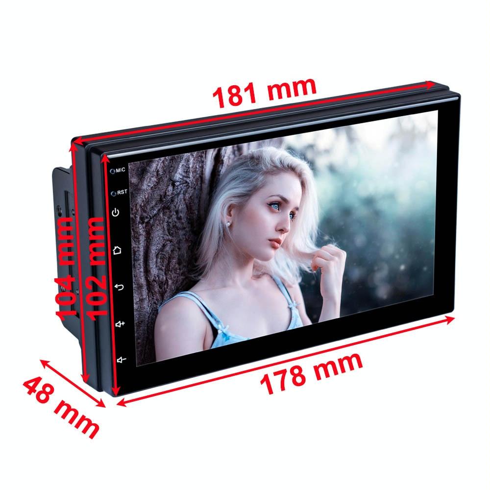 7 Inch Carplay Car Mp5 Player + 4 Light Camera - C7001