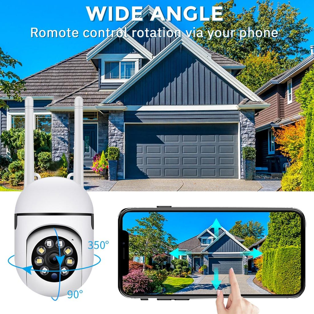 Wireless Hd Smart Camera With Night Vision & Two-Way Audio - 16G Memory
