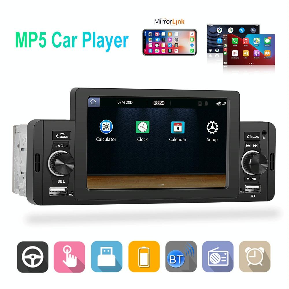 5 Inch Car Mp5 Inch Player W / Bluetooth & Microphone - Standard + 4 Lights Camera