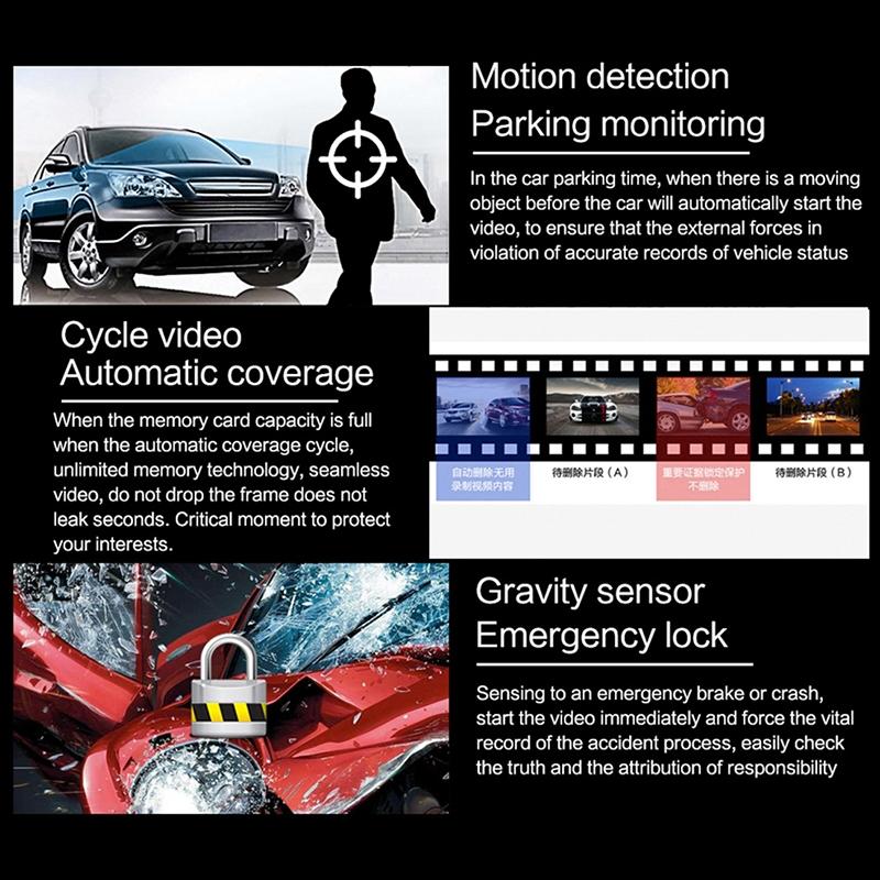 Hd Night Vision Wifi Car Dash Cam - Single Camera