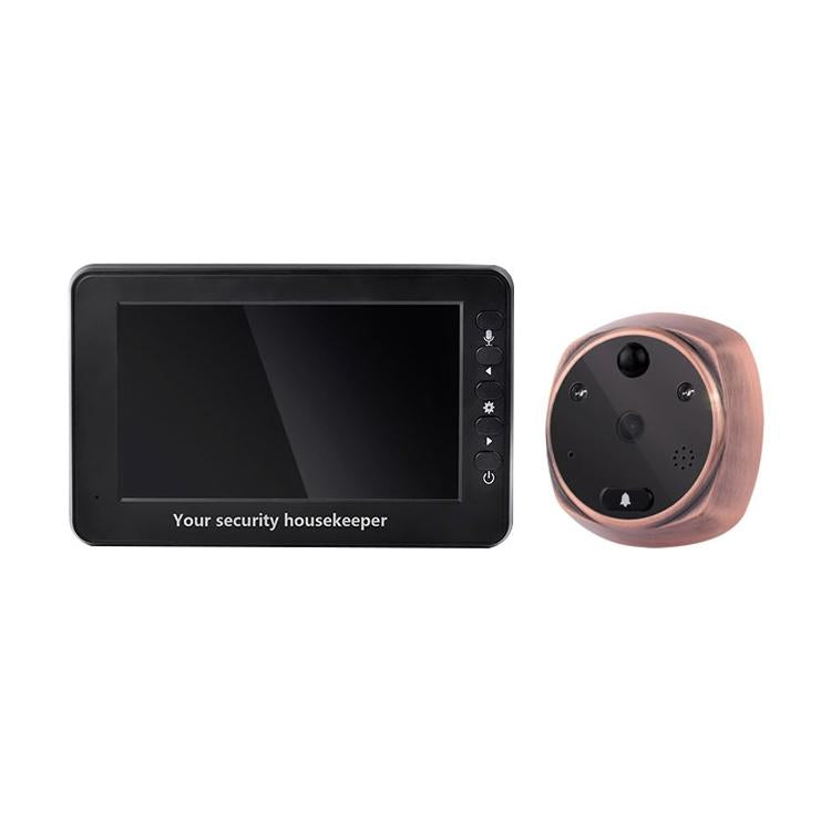 Smart Doorbell With 4.3 Display 3.0Mp Camera Motion Detection Night Vision & Tf Card Support 32Gb Max