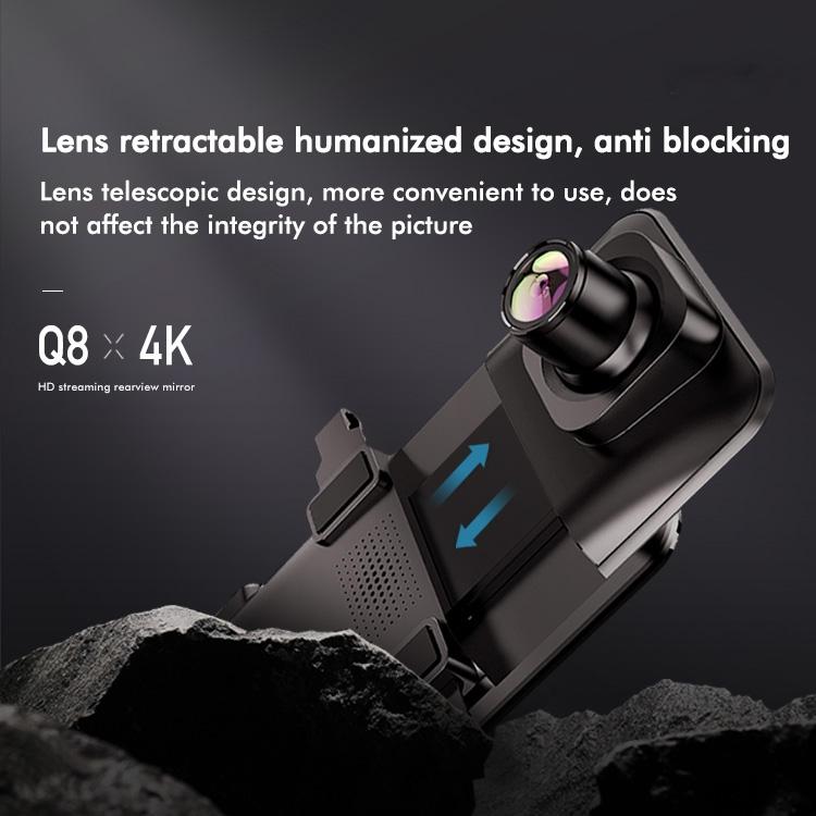 Large Screen Car Recorder with Dual Recording and Night Vision