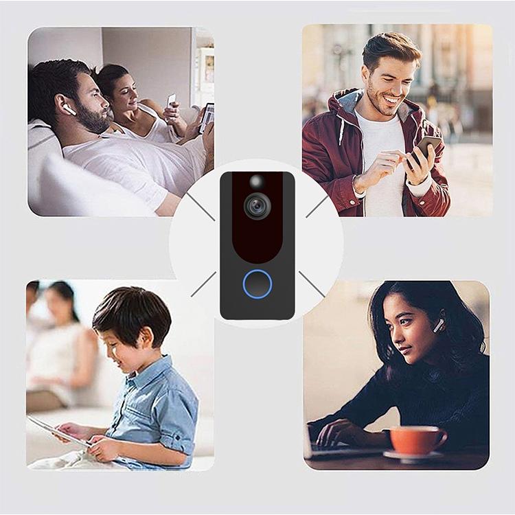 1080P Full Hd Wifi Security Doorbell With Intercom And Weather Resistance