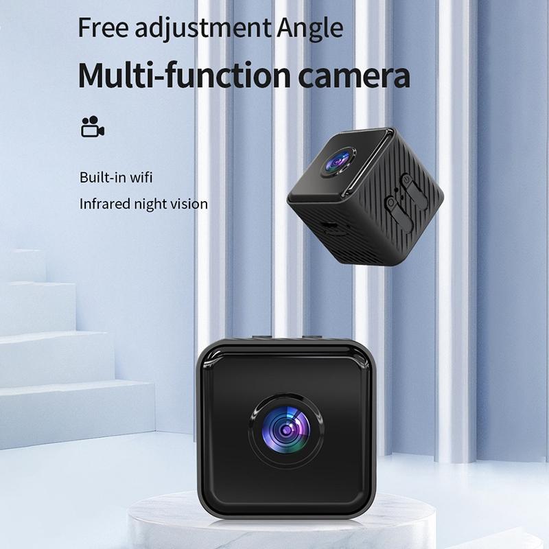 Mini Wifi Camera With Night Vision Motion Detection & Tf Card Support