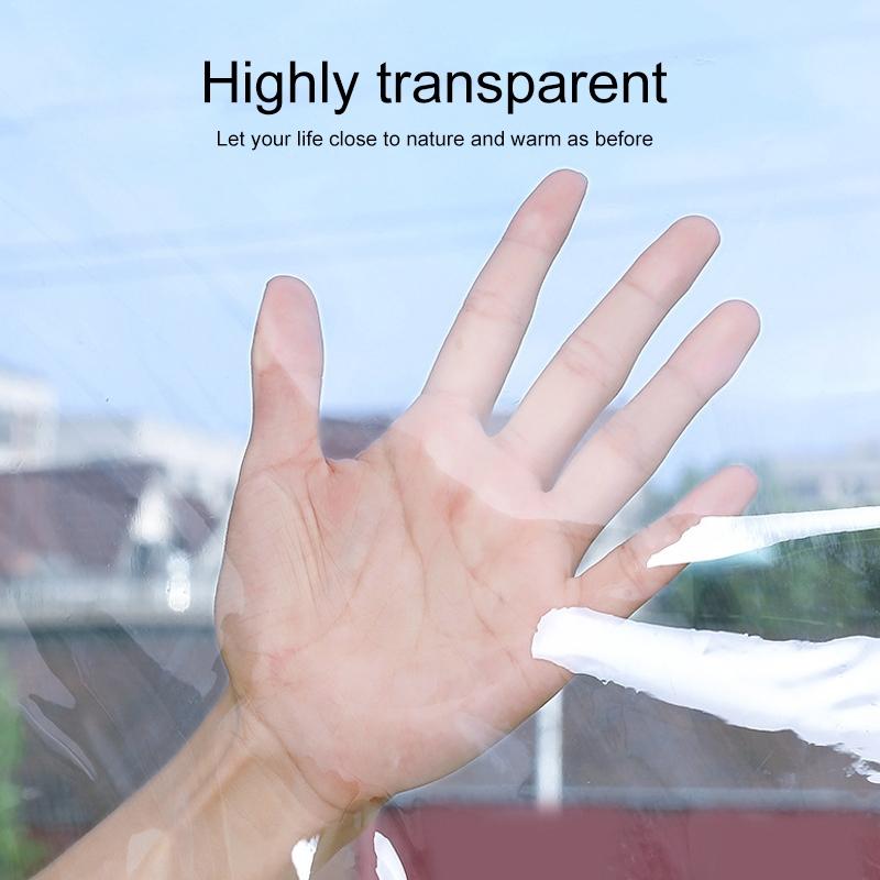 Double-layer Insulation Film for Indoor Windows - Windproof Warm Soundproof - 1.8x2.8m