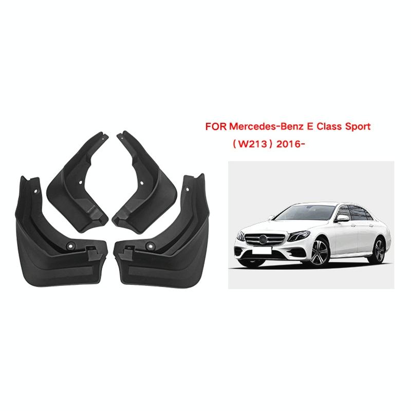For Mercedes-Benz E-Class Sport 2016 4Pcs / Set Car Auto Soft Plastic Splash Flaps Fender Guard