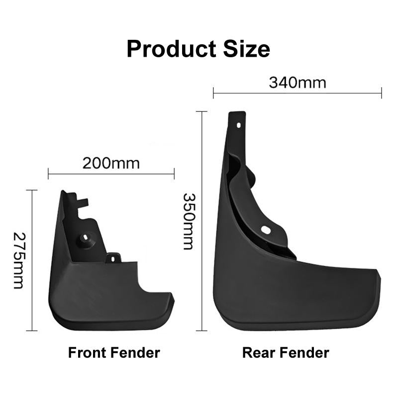 For Audi Q5 2009-2016 4Pcs / Set Car Auto Soft Plastic Splash Flaps Fender Guard