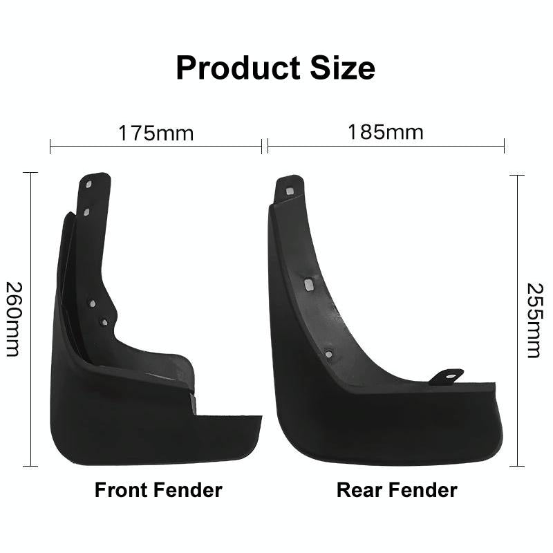 For Hyundai I30 / I30Cw Wagon 2007-2012 4Pcs / Set Car Auto Soft Plastic Splash Flaps Fender Guard