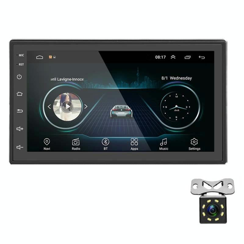 7 Inch Android Navigation Wifi Car Mp5 Player 1 + 32G Gps Bluetooth 2.5D Screen Standard + 8 Lights Camera
