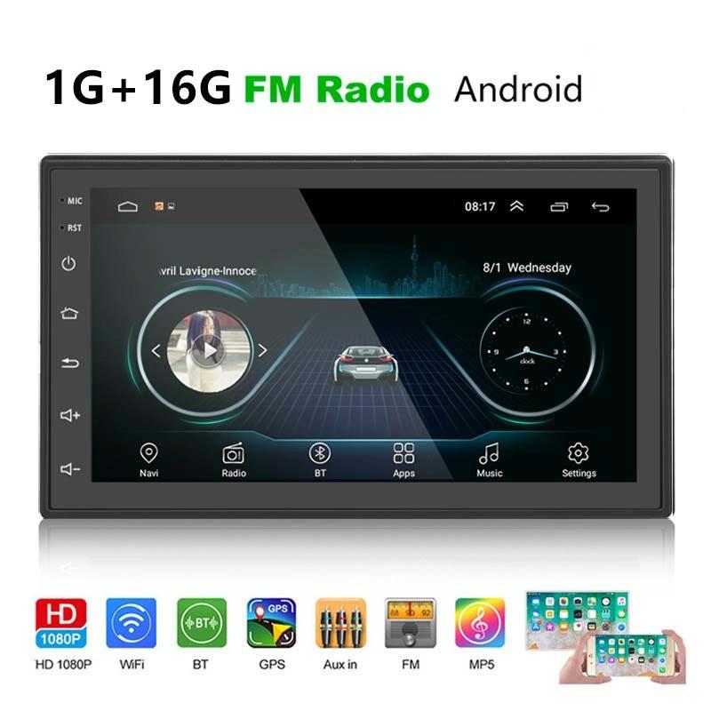 7 Inch Android Navigation Wifi Car Mp5 Player 1 + 32G Gps Bluetooth 2.5D Screen Standard + 8 Lights Camera