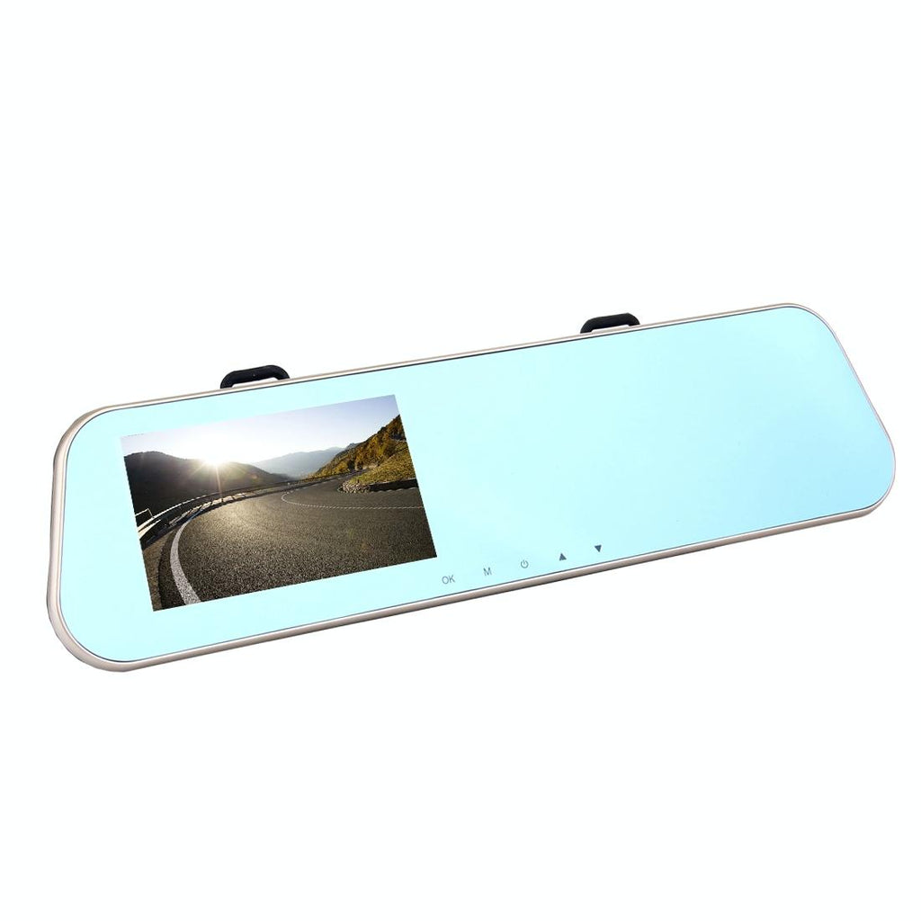 Rearview Mirror Dvr with Left Screen Display