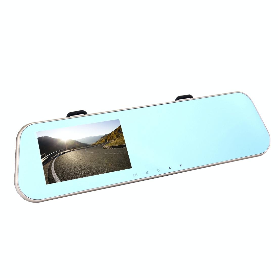 Rearview Mirror Dvr with Left Screen Display
