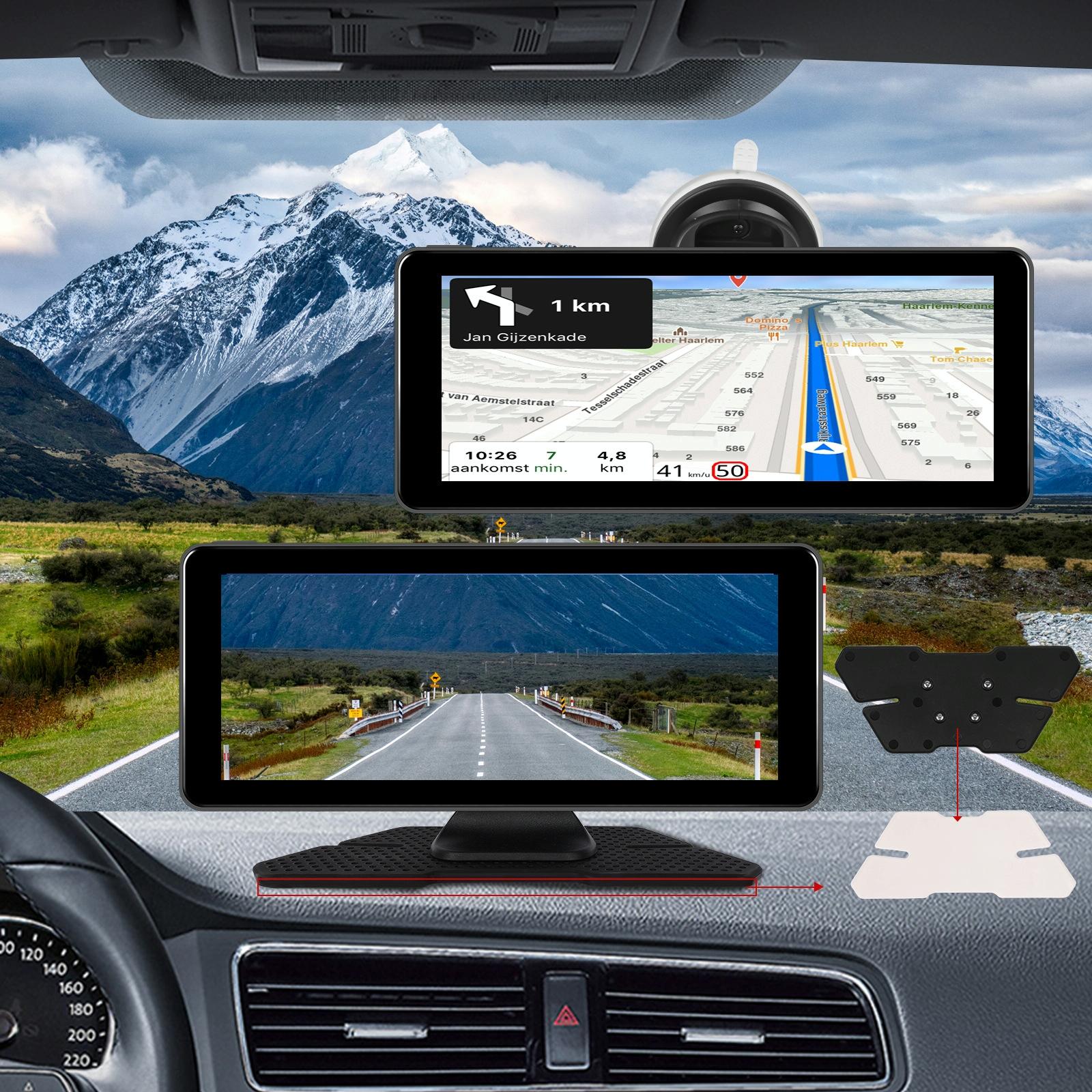 6.86 Inch 4K Dvr Smart Screen Player - Compact & High-Resolution - Standard + Reversing Camera