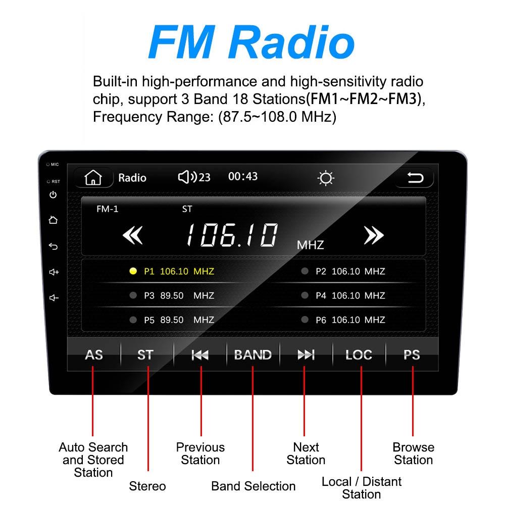 7 Inch Carplay Mp5 Player + 8 Light Camera