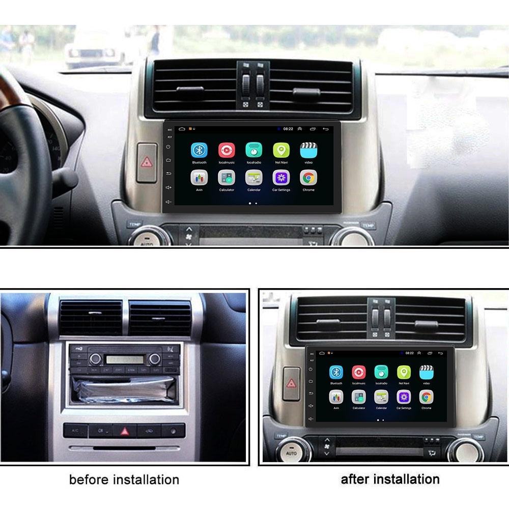 7 Inch Android Car Navigation Mp5 Player With Gps Bluetooth And 8 Lights Camera - Universal All-In-One