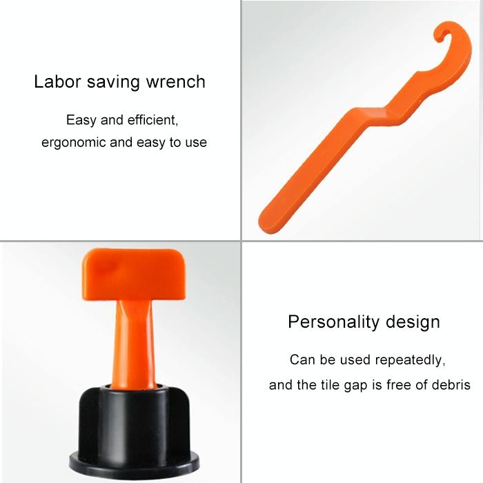 50-pack Tile Leveling Clips for Perfect Paving Alignment