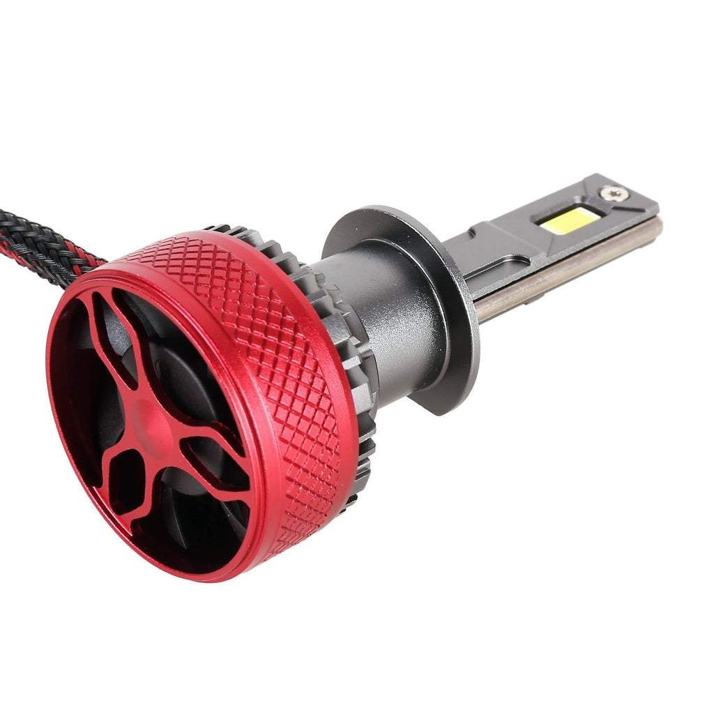 1 Pair H1 Dc12V 65W 6000K 6500Lm Led Car Headlights