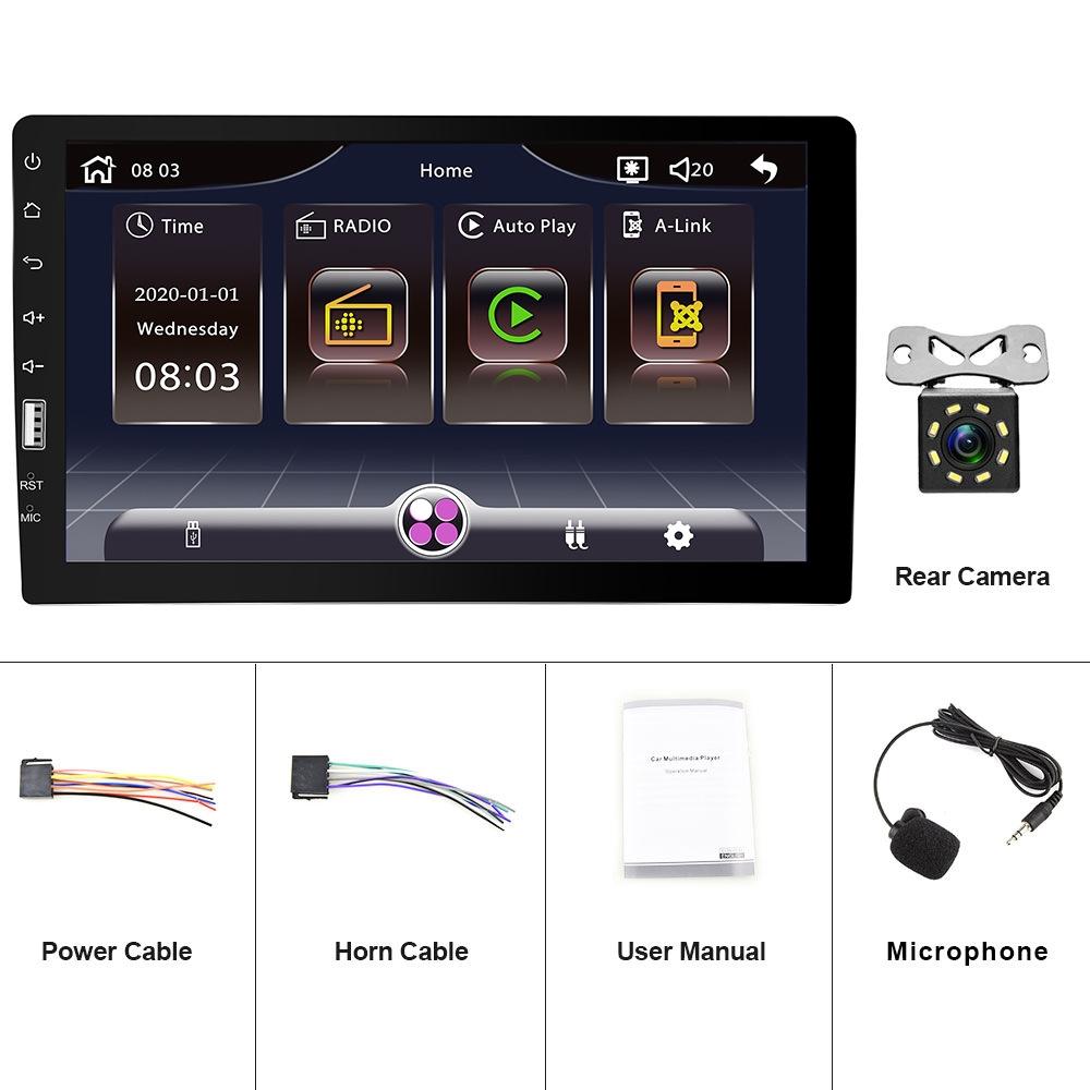 9 Inch Carplay Mp5 Player + 8 Light Camera - Standard Style
