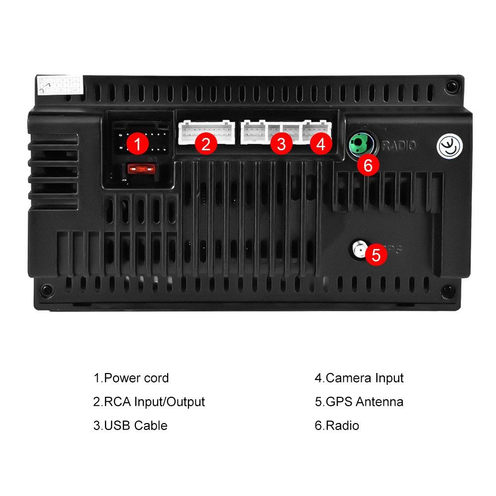 10 Inch Android Wifi Car Navigation Player 2 + 32G Reversing Video Standard + 12Lights Camera