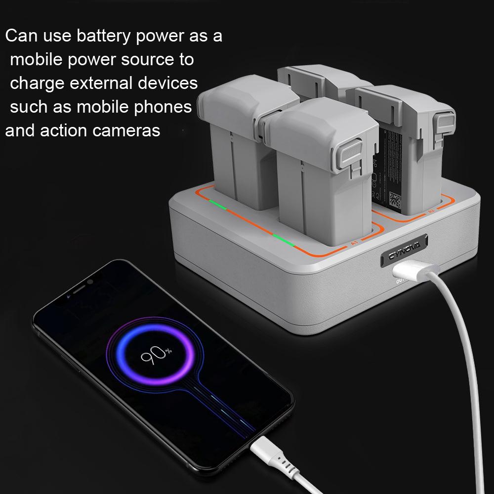 4-battery Cynova Charging Butler Dual Charging Option