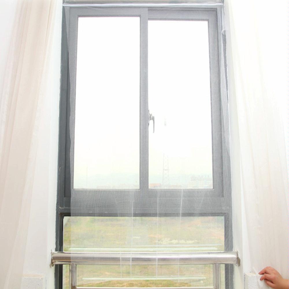 White Diy Window Screen with Hook and Loop Fastener for Mosquito Net
