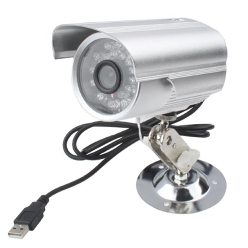 10M Night Vision Dvr Camera With Tf Card Slot - Silver