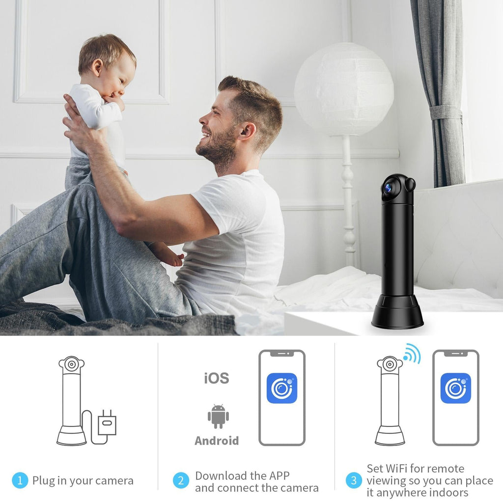 Mini Infrared Camera With Remote For Home Security