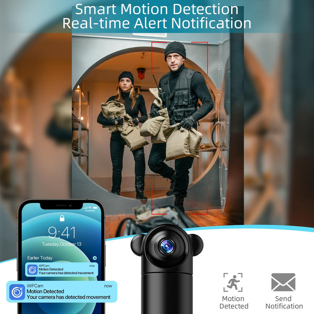 Mini Infrared Camera With Remote For Home Security