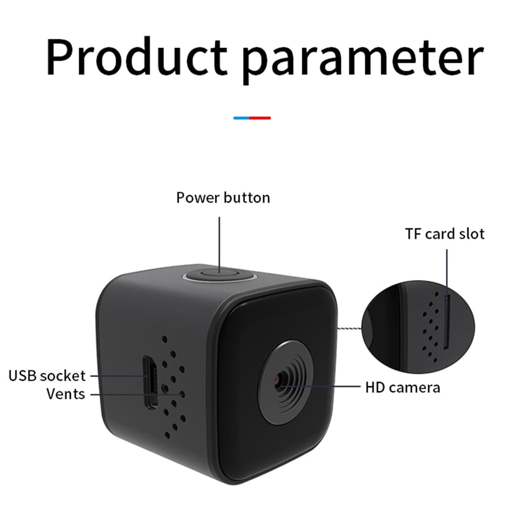 Waterproof Mini Smart Camera With Night Vision - 1080P