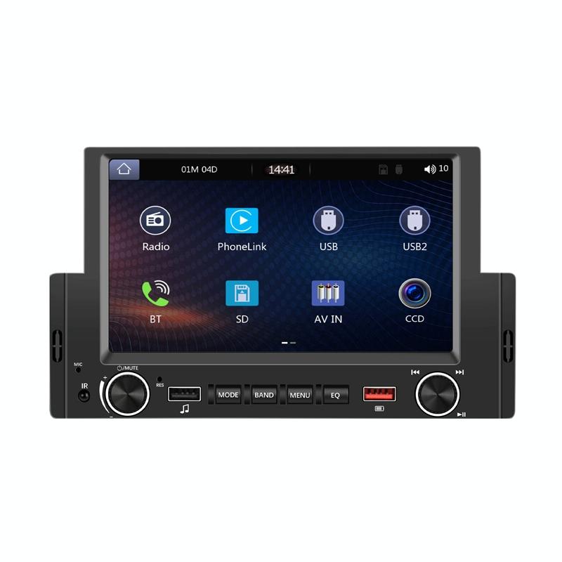 6.2 Inch Single Butt Carplay Car Monitor - Universal Wired Mp5 Player - Standard + Ahd Camera
