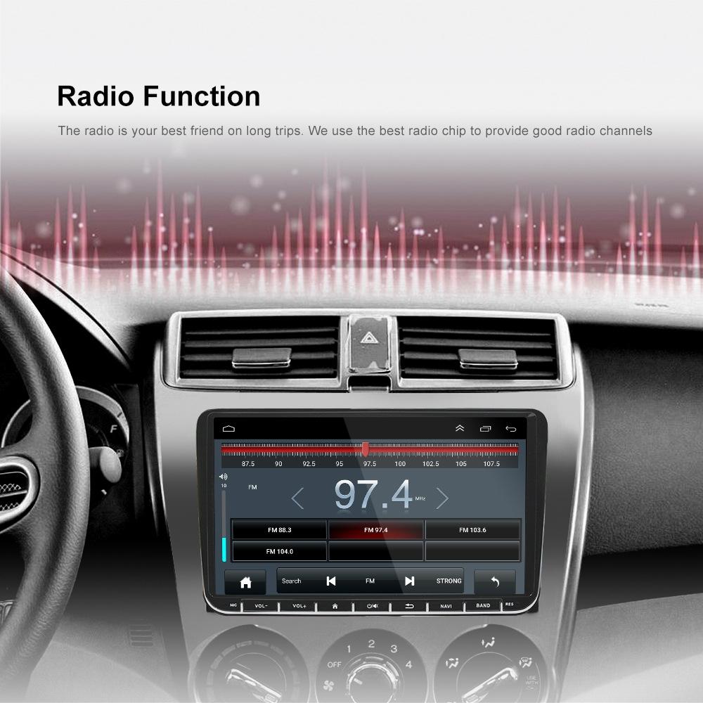 9 Inch Carplay Android10.0 Navigator For Volkswagen - 1 + 16G - Standard + 12Lights Camera