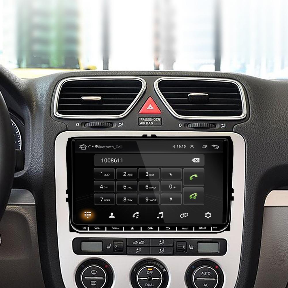 9 Inch Carplay Android10.0 Navigator For Volkswagen - 1 + 16G - Standard + 12Lights Camera