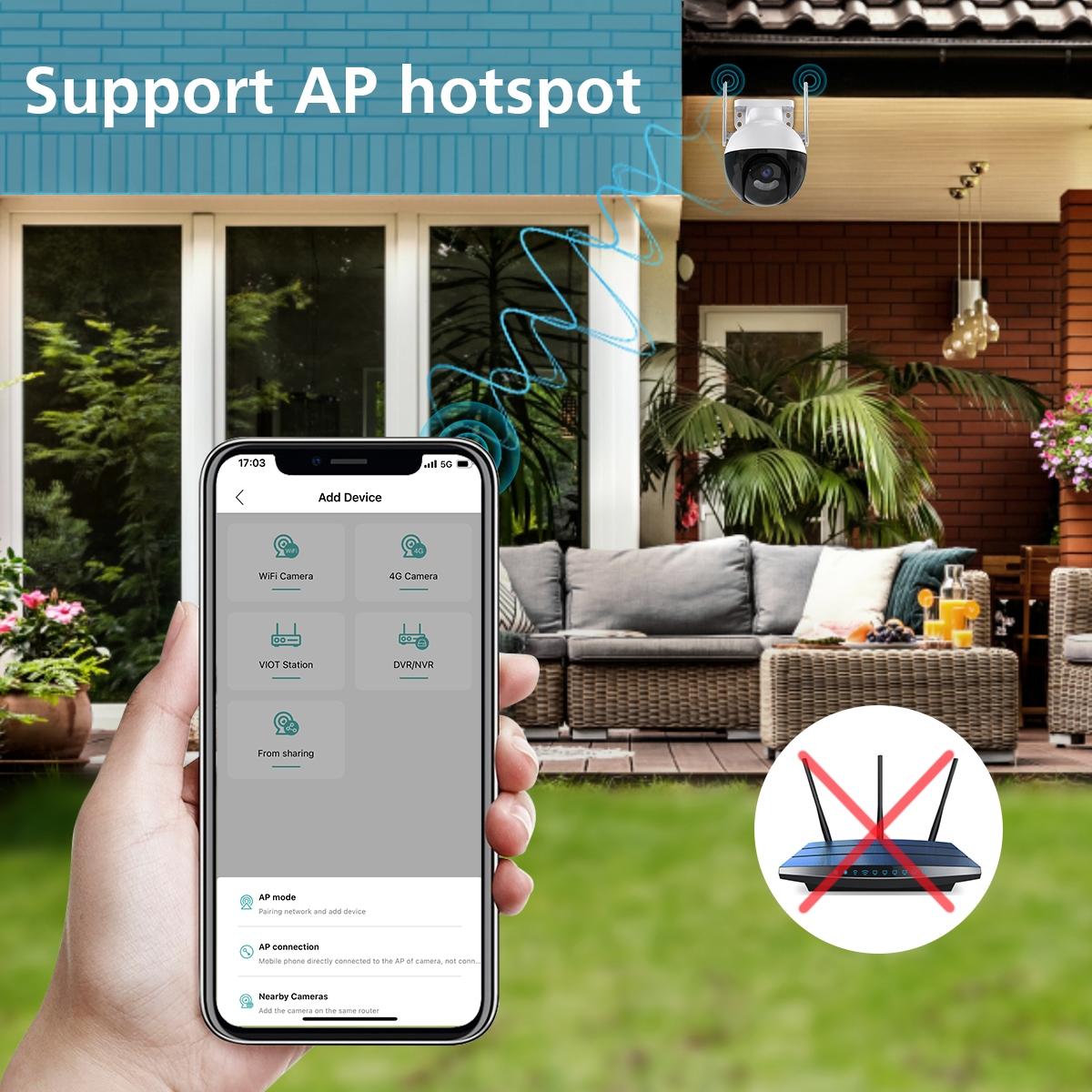 Wireless Hd Smart Camera - 8Mp Wifi Surveillance