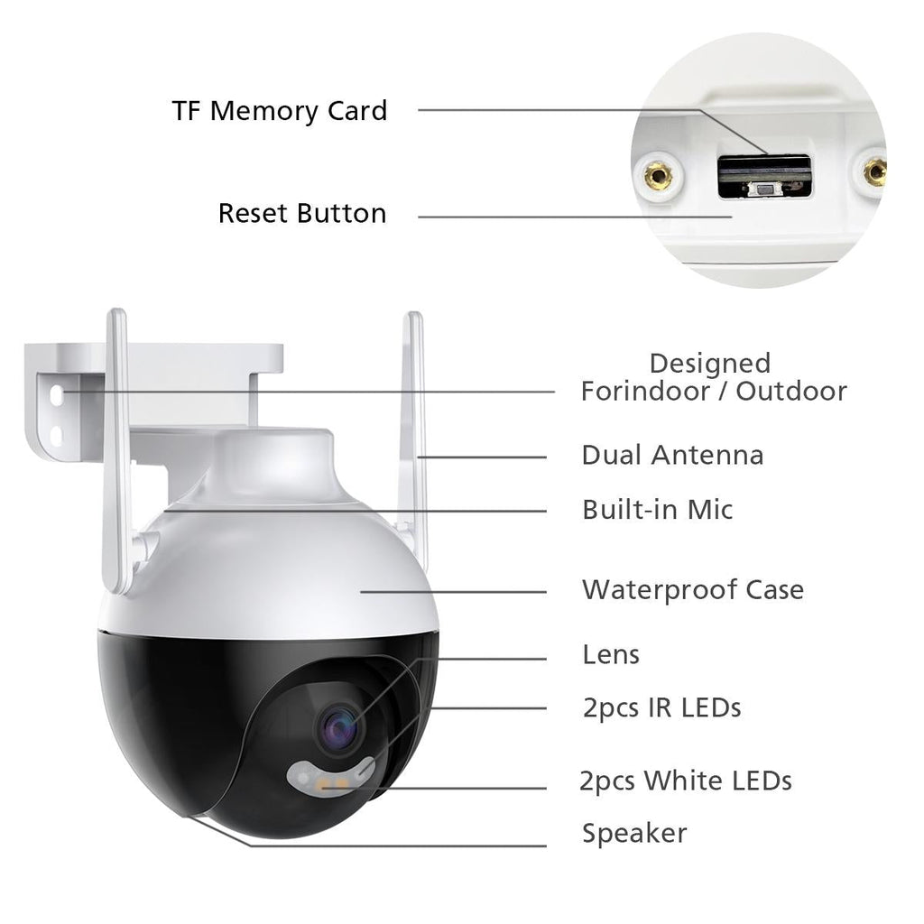 Wireless Hd Smart Camera - 8Mp Wifi Surveillance