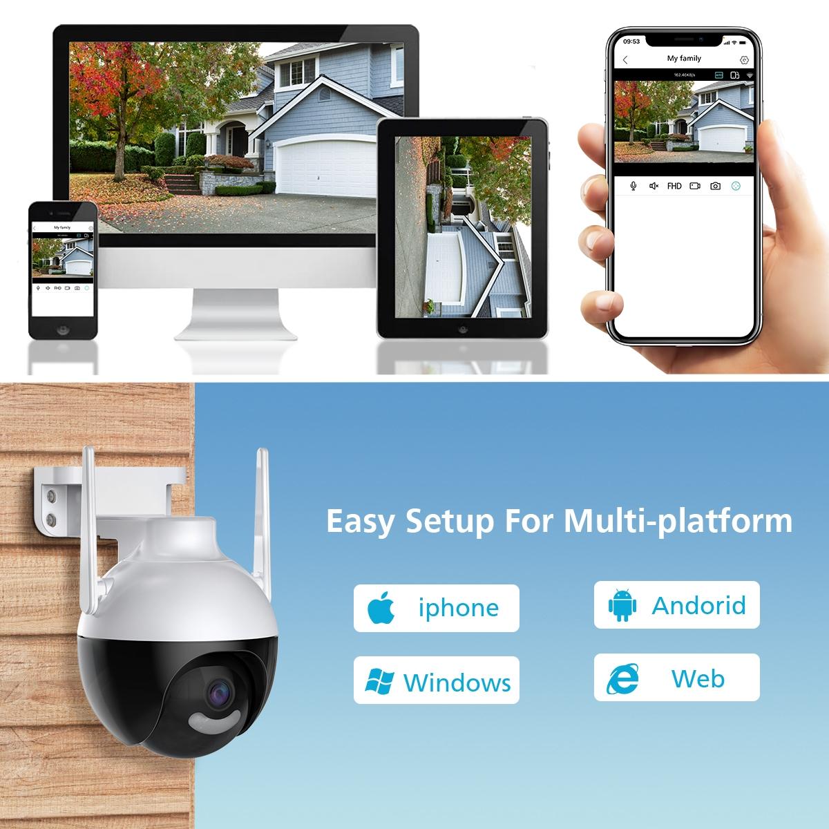 Wireless Hd Smart Camera - 8Mp Wifi Surveillance