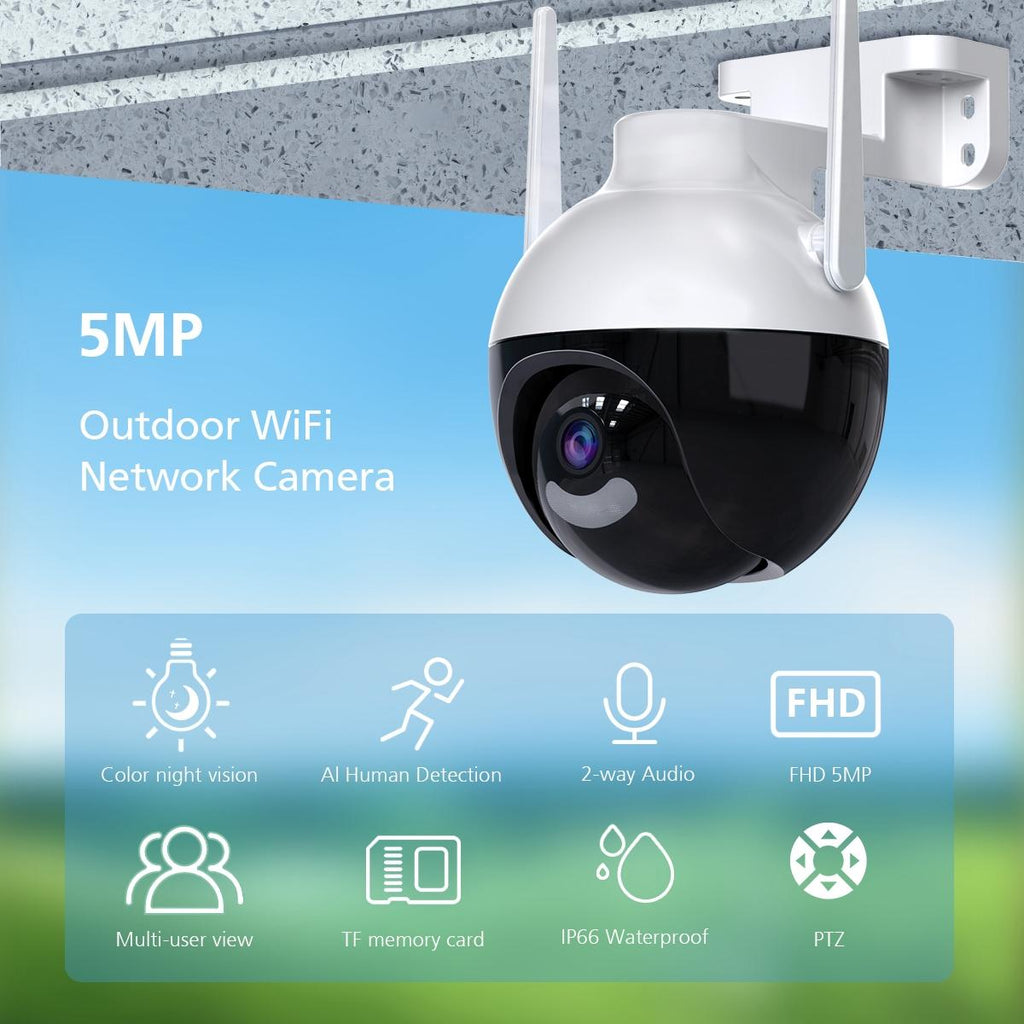 Wireless Hd Smart Camera - 8Mp Wifi Surveillance