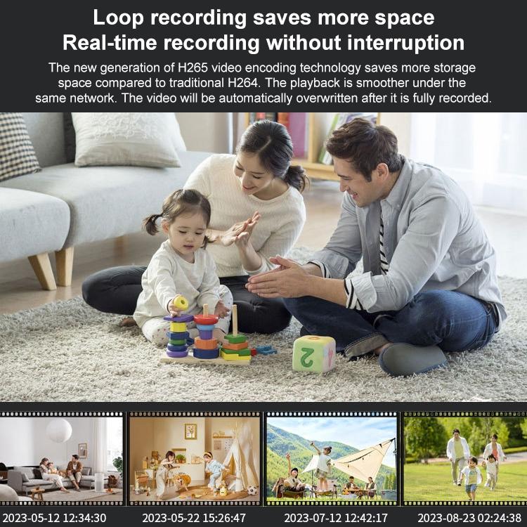 Wireless Surveillance Camera - 30W Hd Night Vision - Remote - Memory Card 128Gb - Indoor / Outdoor - 128Gb