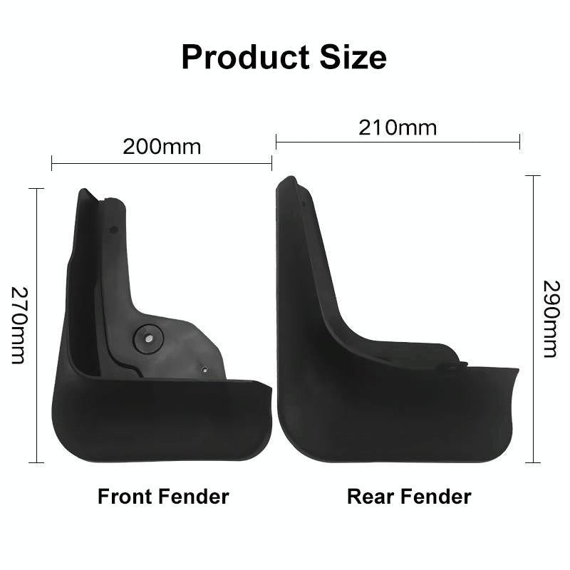 For Hyundai Tucson 2021-2022 4Pcs / Set Car Auto Soft Plastic Splash Flaps Fender Guard