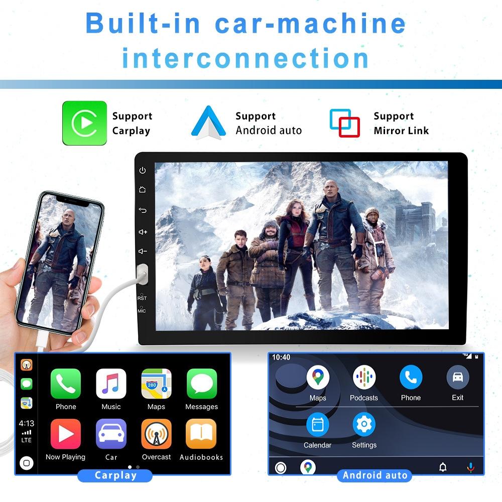 9 Inch Carplay Mp5 Player + 12 Light Camera - Standard Style