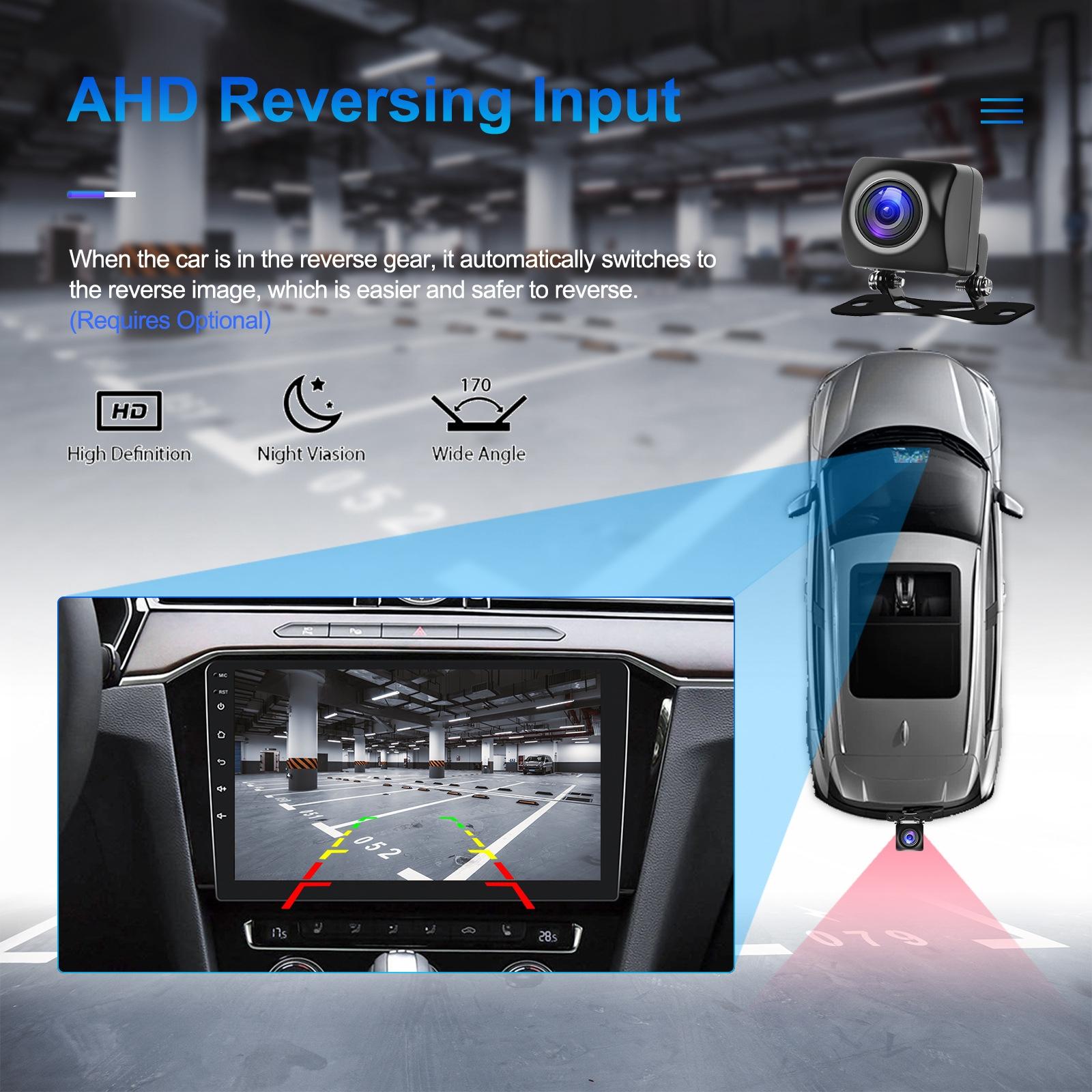 10 Inch Car Android Navigation Screen With Carplay - 2 + 64G Ahd Camera
