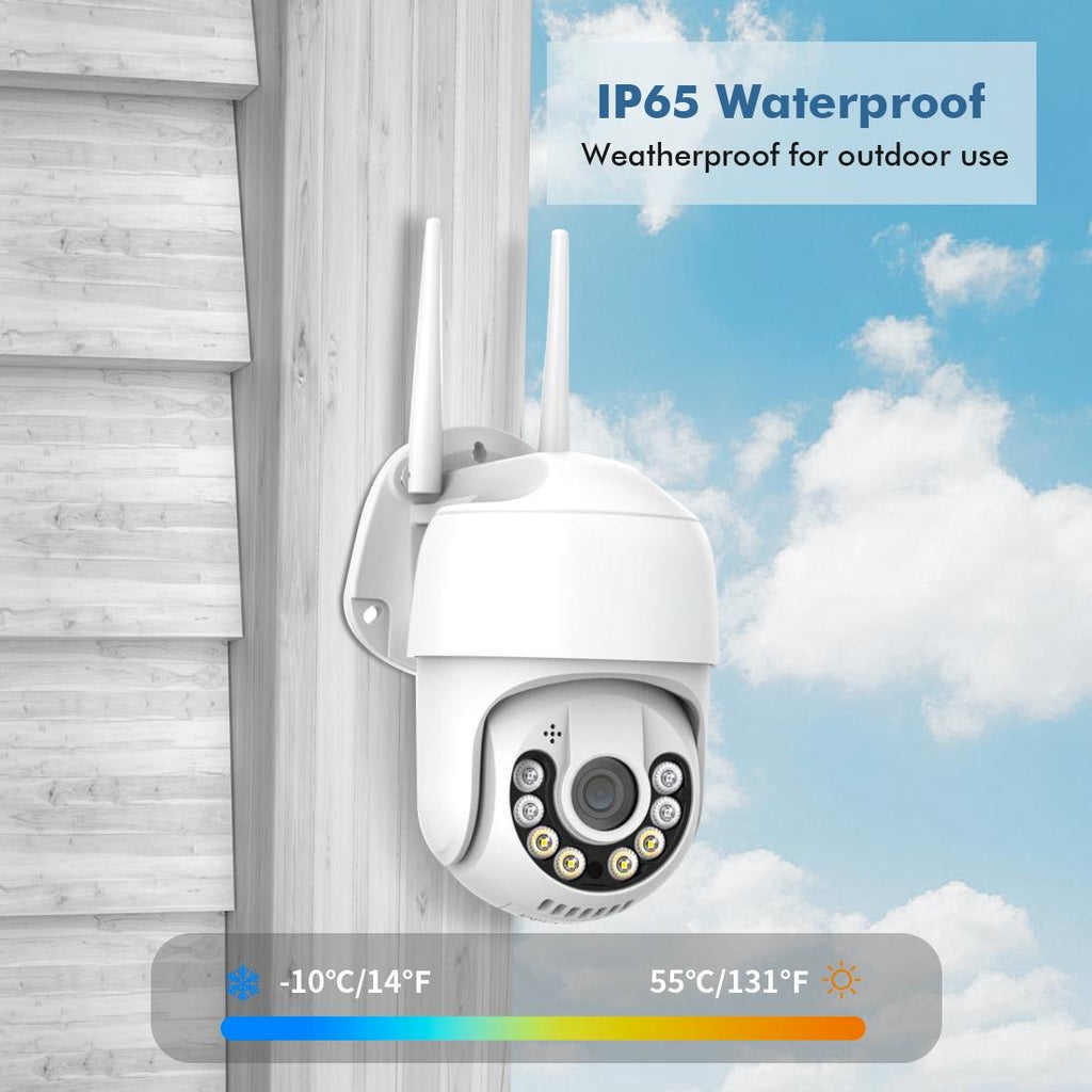 Wireless Hd Smart Camera With Night Vision & Motion Detection & Two-Way Audio & Tf Card Support