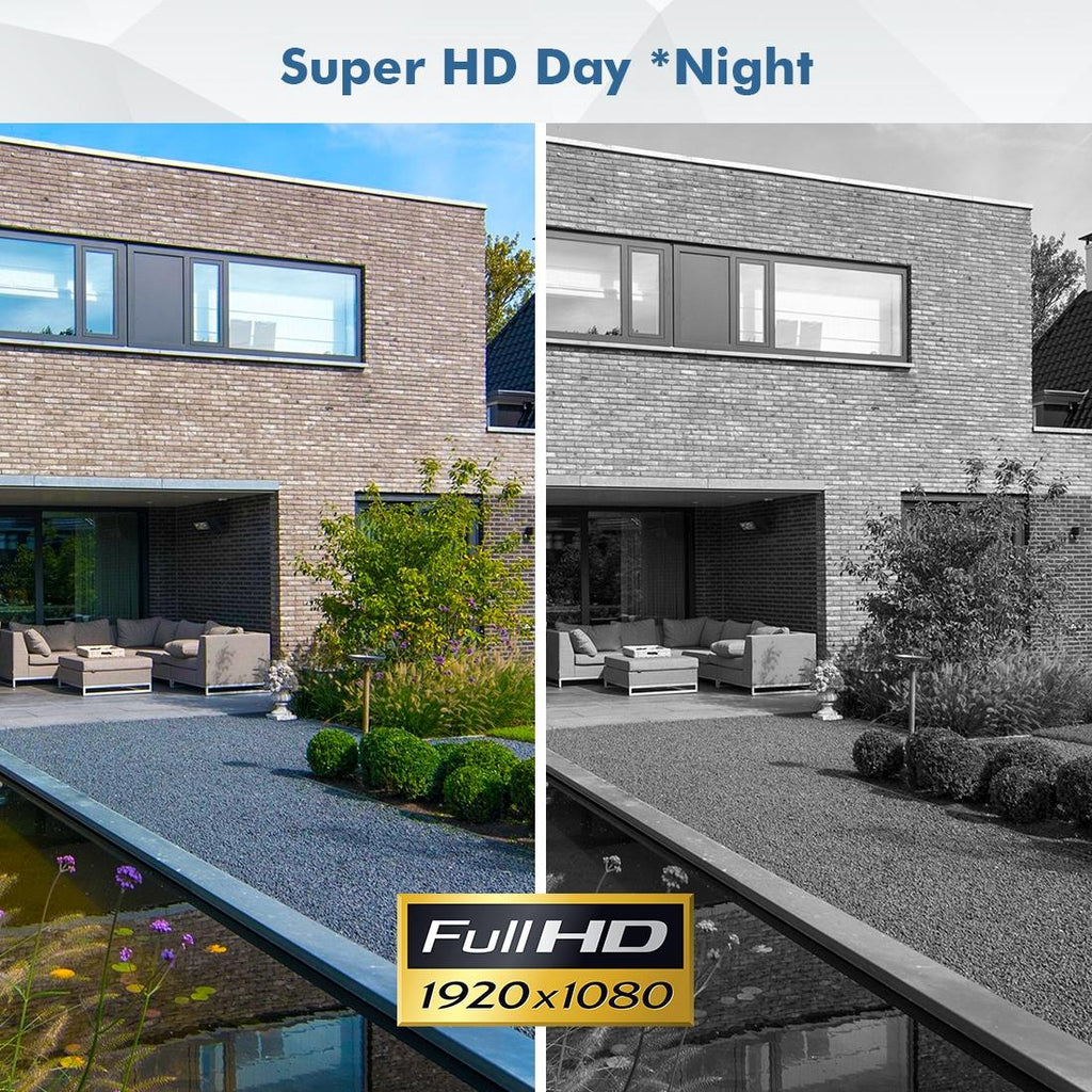 Wireless Hd Smart Camera With Night Vision & Motion Detection & Two-Way Audio & Tf Card Support