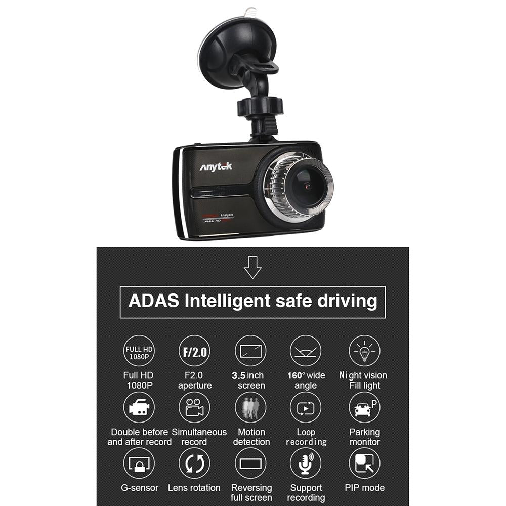 Full Hd Car Dvr with Night Vision and Adas