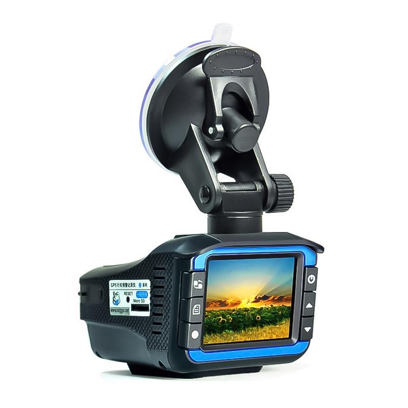 2.4 Video Camera Dvr & Radar Detector - Hd 720p