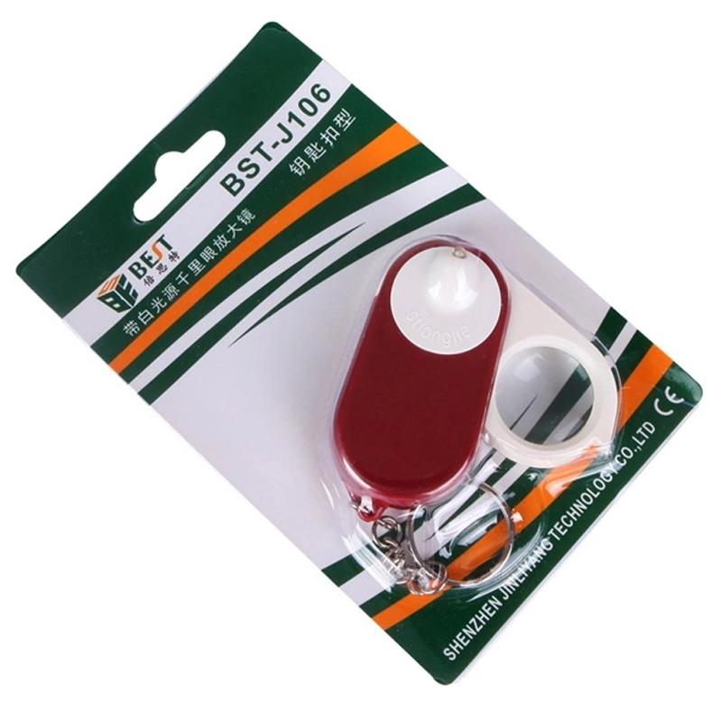 10x Pocket Magnifier with Led Light - Best for Reading