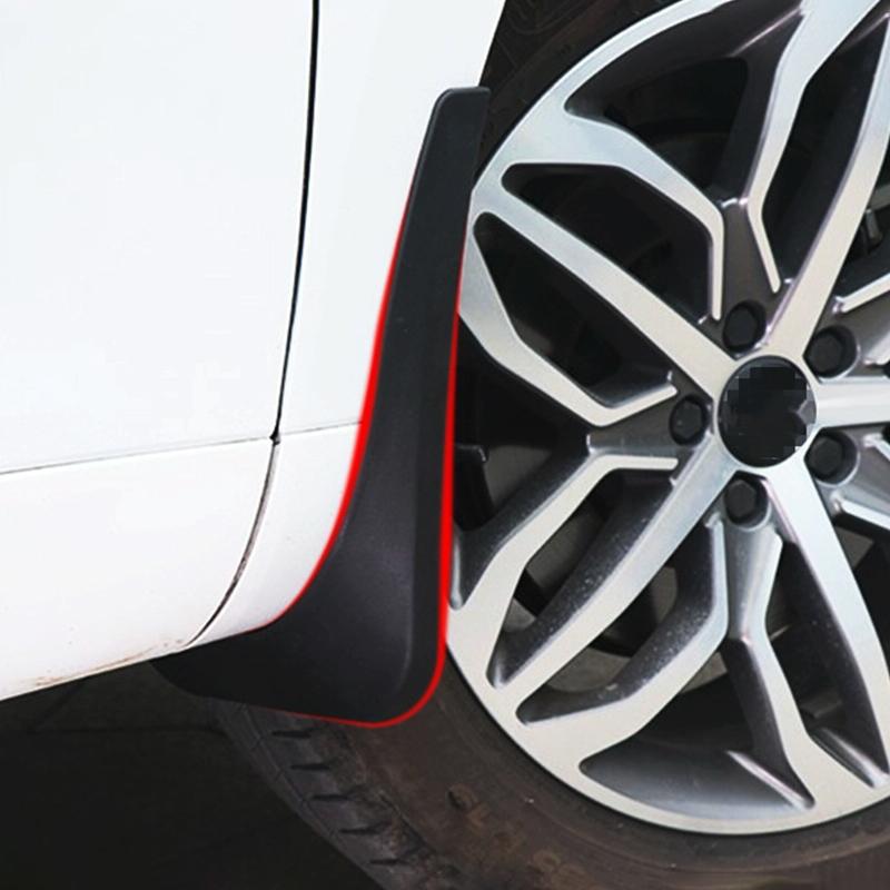 For Volkswagen T-Roc 2023 4Pcs / Set Car Auto Soft Plastic Splash Flaps Fender Guard