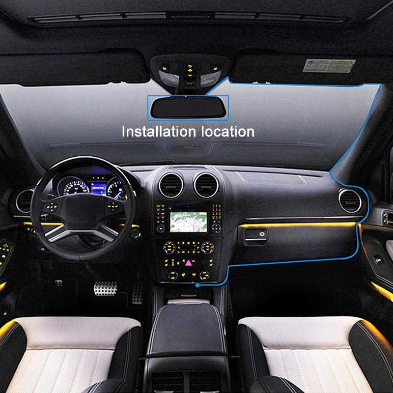 Full Hd Car Mirror Dvr Camera - 4.5 Front & Rearview