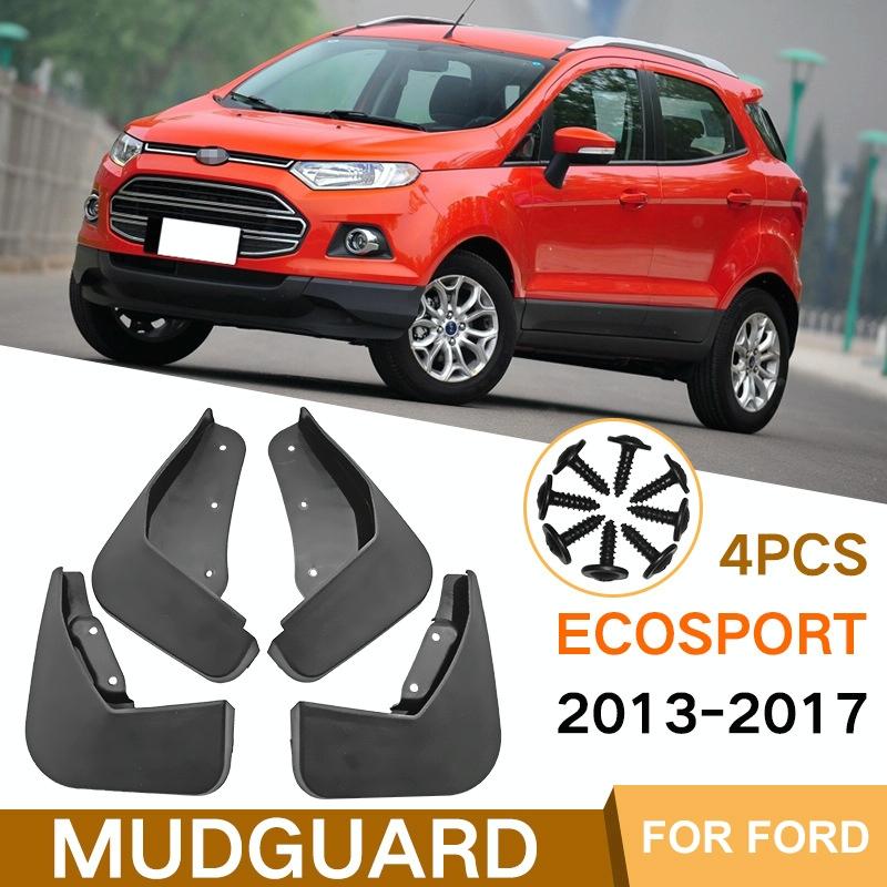 For Ford Ecosport 2013-2017 4Pcs / Set Car Auto Soft Plastic Splash Flaps Fender Guard