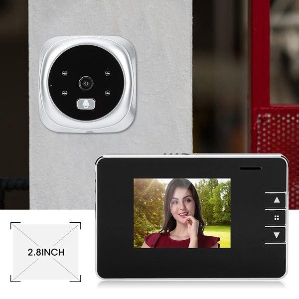 2.8 Screen Digital Peephole Door Bell With 0.3Mp Camera